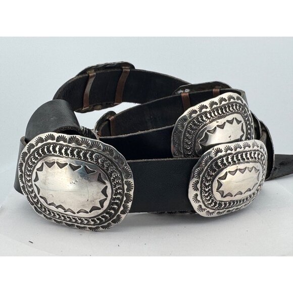 49 Inch Belt w/ 2.21 Inch 925 Sterling Silver Belt Buckle & 10 Sterling Spacers main image 12